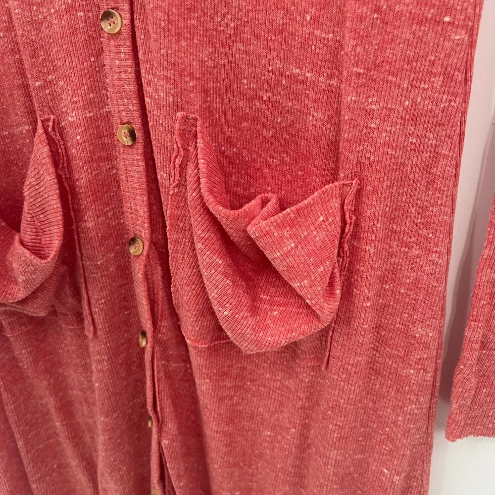 Free People Beach Ribbed Up long cardigan